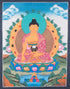 Shakyamuni Buddha Thangka Art | Tibetan Thangka for Peaceful Meditation